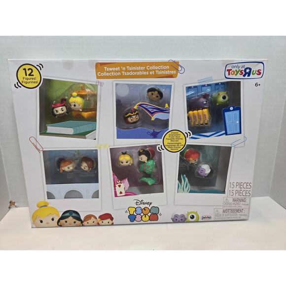 Disney Tsum Tsum Tsweet 'n Tsinister Collection 15 Piece Toys R Us TRU Exclusive - Picture 1 of 2